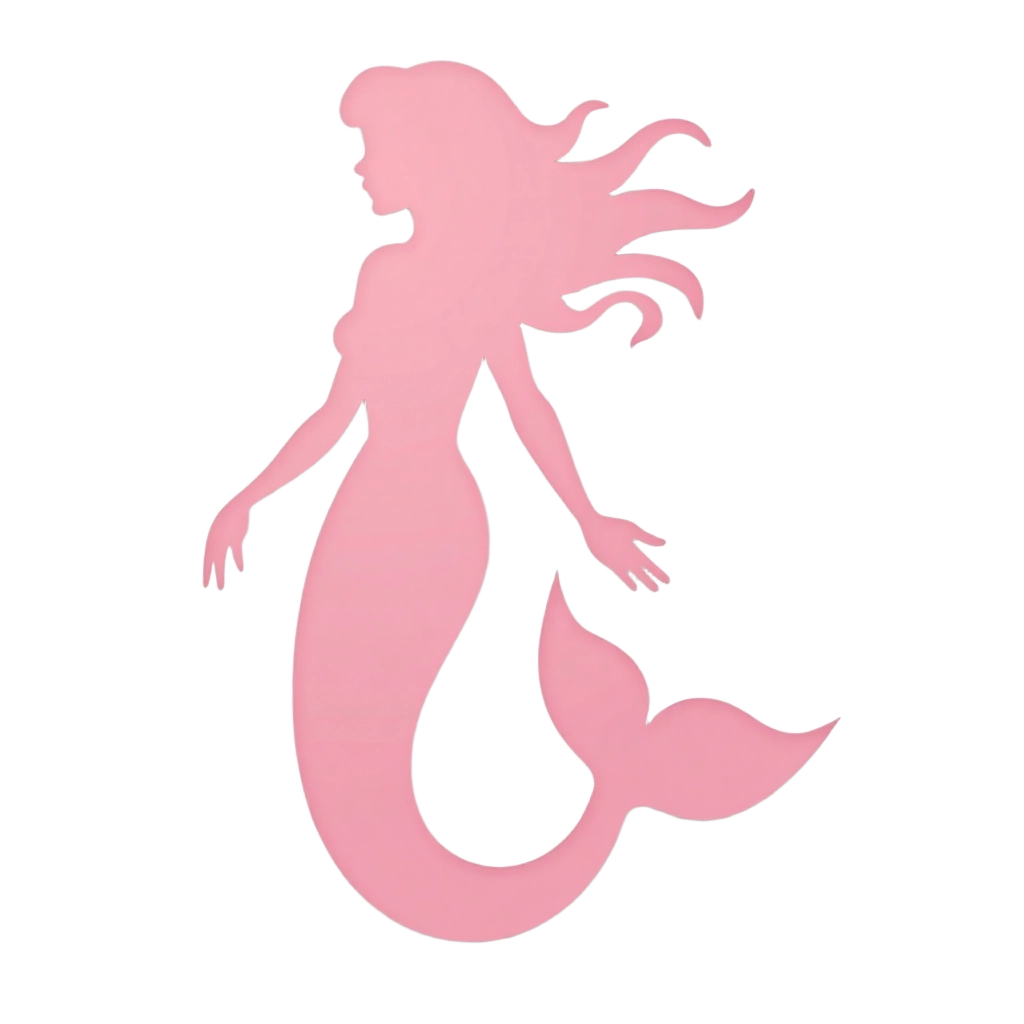 Elegant Mermaid Silhouette